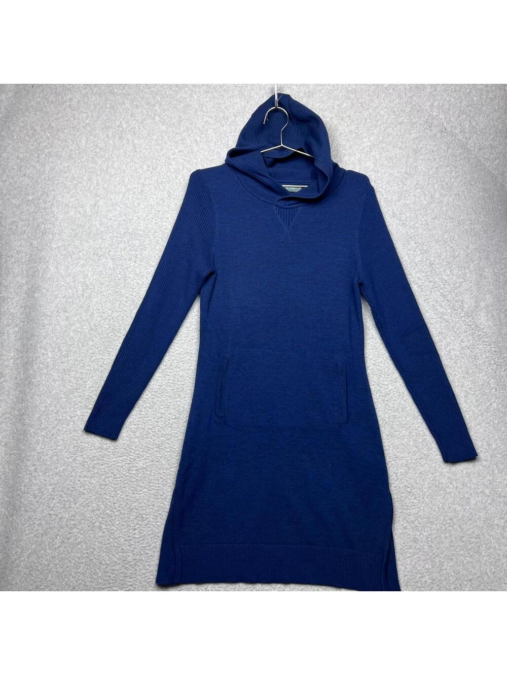 Title Nine Woolicious Hoodie Dress S Merino Wool Activewear Athleisure Pocket